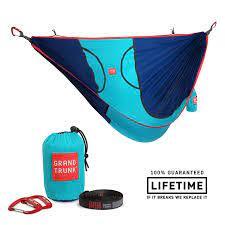 Grand Trunk Single Hammock: Nano 7 Premium Ultra Light made with Ripstop  Nylon for Camping and Travel includes Carabiners